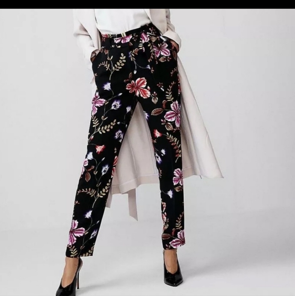 Express Floral High Waist Pant
